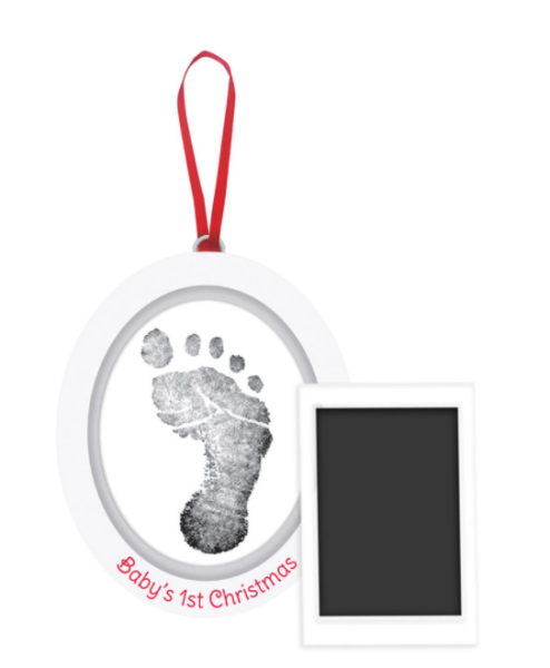 Pearhead: Babyprints Photo Ornament - Wooden Oval