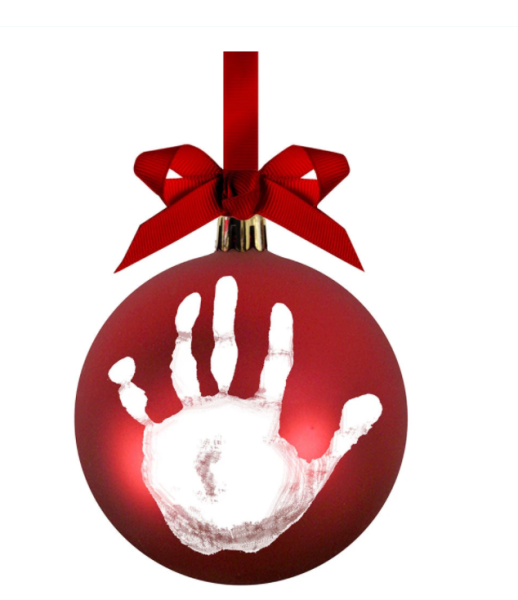 Pearhead: Babyprints Red Ball Ornament
