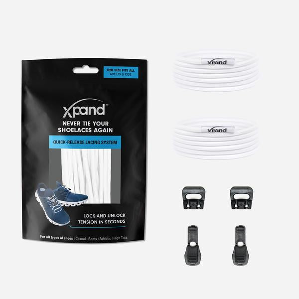 Xpand Quick-Release Lacing System Ελαστικά Κορδόνια - White