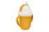 Canpol Babies Εκπαιδευτικό Ποτηράκι με Καλαμάκι Σιλικόνης Flip-top 210ml Matte Pastels Yellow