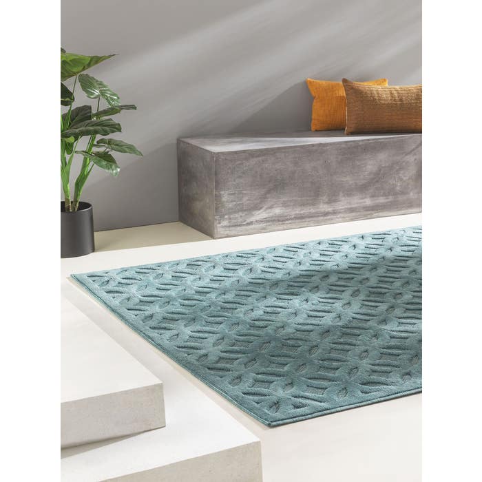 In - & Outdoor Rug Bonte Turquoise 4
