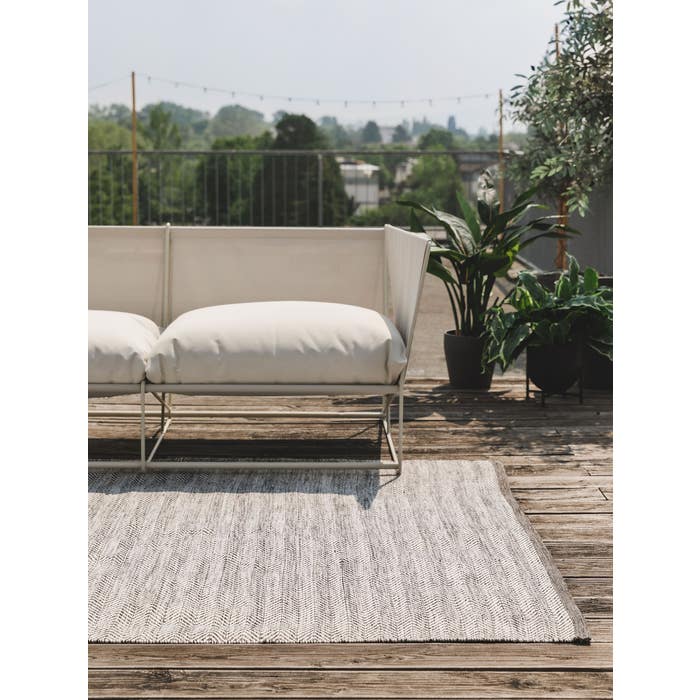 Rug Made From Recycled Material Rio Grey