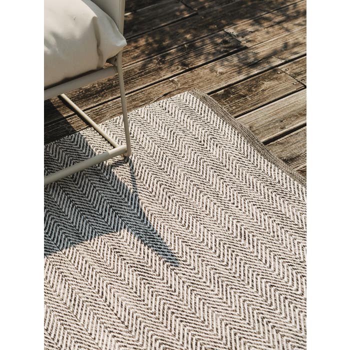 Rug Made From Recycled Material Rio Grey