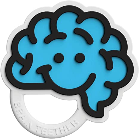 Fat Brain Toys - Brain Teether Blue