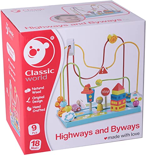 Classic World Highways And Byways Coaster– Παιχνίδι Λεπτής Κινητικότητας