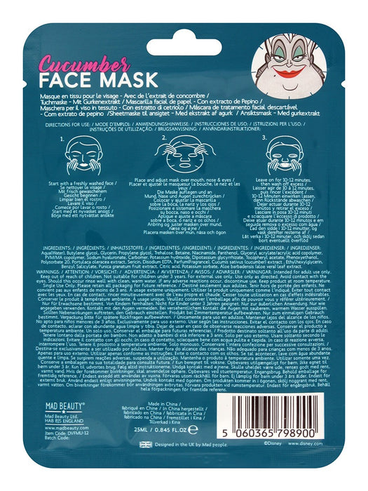 Mad Beauty Face Mask Ursula Villain