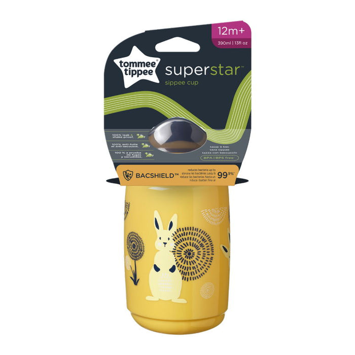 Tommee Tippee Sipper Cup Κύπελλο με στόμιο 390ml 12m+ Yellow