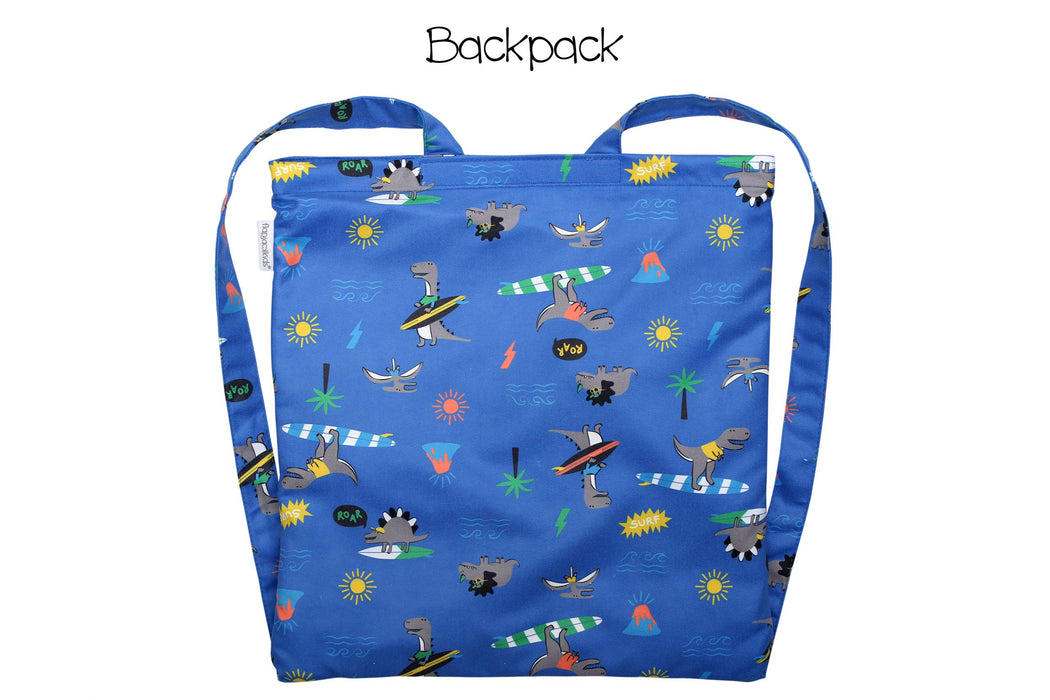 FlapJackKids Πετσέτα Παραλίας Backpack – Dino