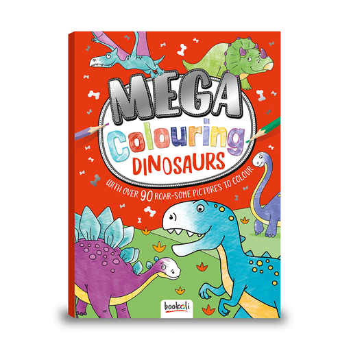 Bookoli Mega Colouring: Dinosaurs 90 Σελίδες Χρωματισμού