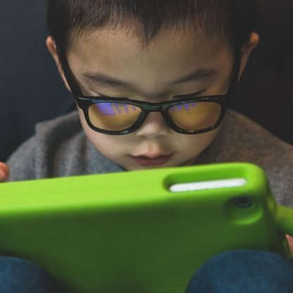 Γυαλιά Προστασίας Οθόνης με Θήκη Screen Shades Toddler 2-4 ετών Neon Green