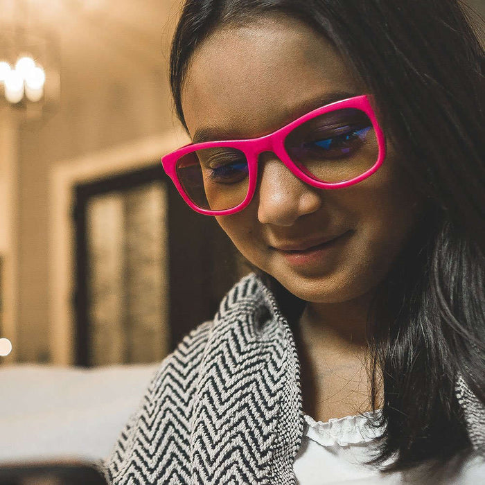 Γυαλιά Προστασίας Οθόνης με Θήκη Screen Shades Youth 7+ ετών Shiny Graphite