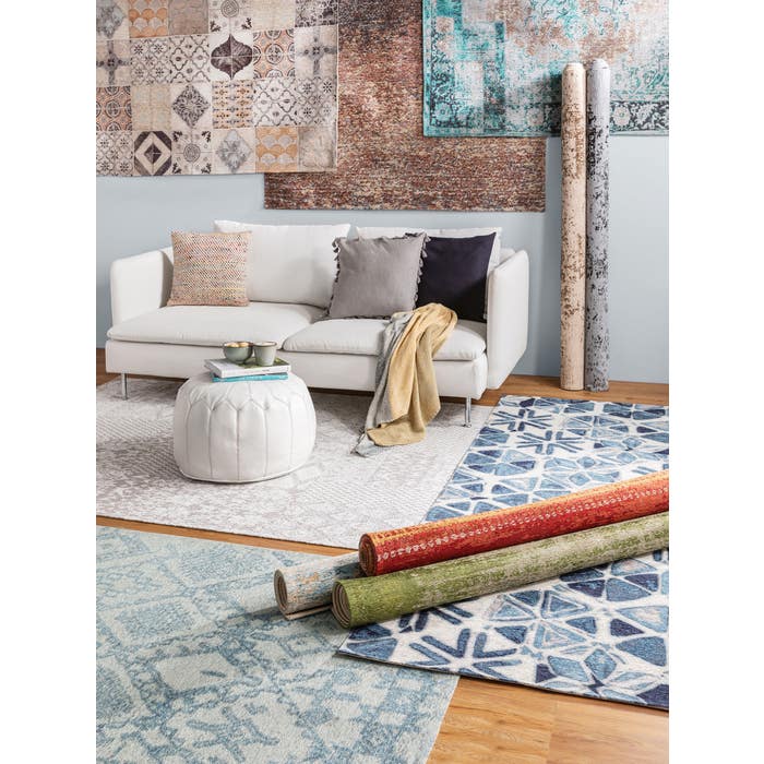 Flat Weave Rug Tosca Turquoise