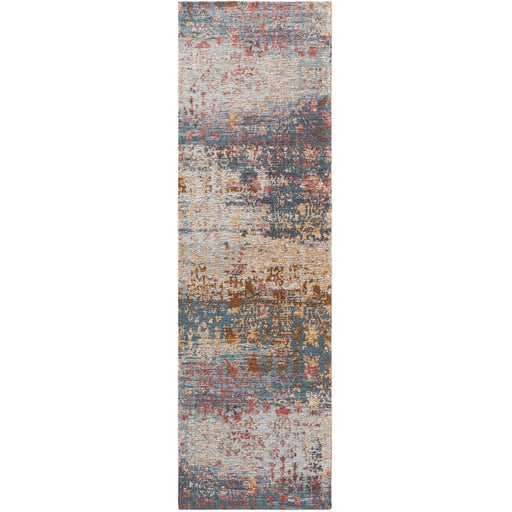 Flat Weave Runner Frencie Blue