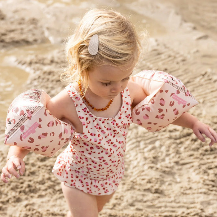 Swim Essentials: Μπρατσάκια 2-6 ετών Old Pink Leopard