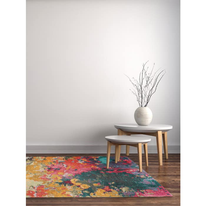 Flat Weave Rug Stay Multicolour