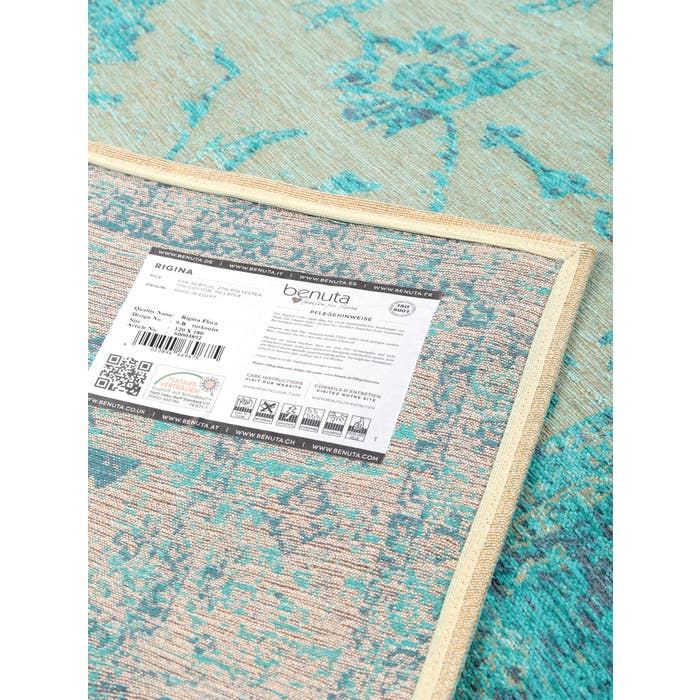 Flat Weave Rug Frencie Turquoise