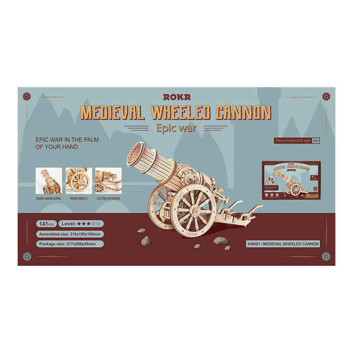 Robotime "Medieval Wheeled Cannon"
