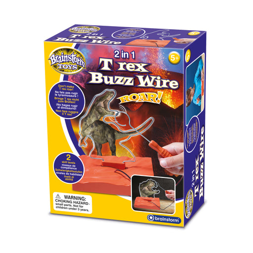 Brainstorm Toys Δεινόσαυρος T-REX 2 σε 1 Buzz Wire (SX.20.340.0001)