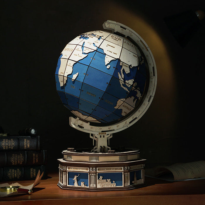 Robotime 3D Ξύλινη Κατασκευή "The Globe Super Size"