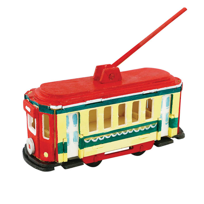 Robotime Trolley Painted Construction Kit