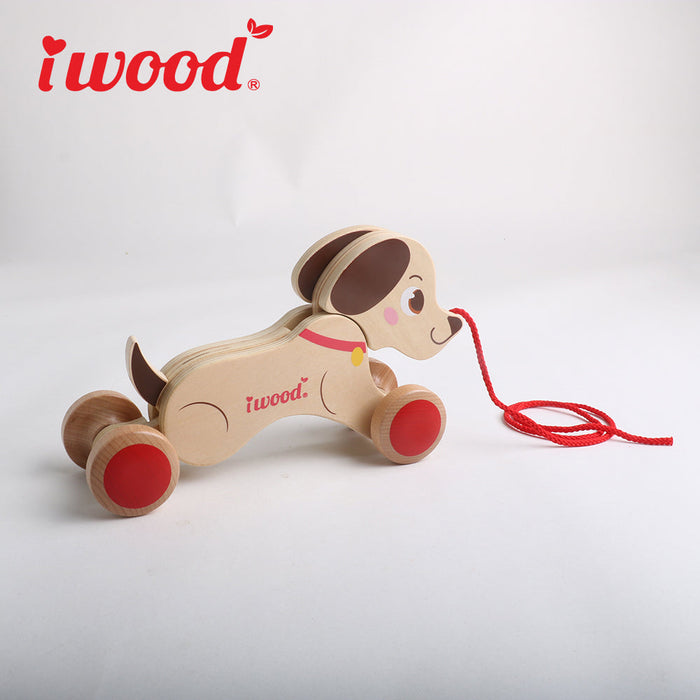 iwood Ξύλινη Τρεχαλίτσα "Σκυλάκι"